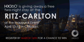 HX360 is giving away a complimentary, two night stay at the Ritz-Carlton Chicago